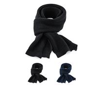 Beechfield Schal CB424 Klassischer Waffelstrickschal 175 x 28 cm French Navy