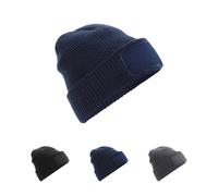 CB440 Beechfield Strickmütze mit Thinsulate™ Futter bedruckbar French Navy One Size