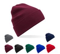 Beechfield B45N Organic Cotton Original Cuffed Beanie - Graphite Grey