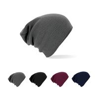 CB461 Beechfield Slouch Beanie Smoke Grey One Size