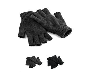 CB491 Beechfield Fingerlose Handschuhe Black L/XL
