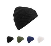 Beechfield Strickmütze CB50 Bio-Baumwolle Schwarz Einheitsgröße