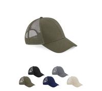 Beechfield Organic Cap mit Kunstoffverschluss aus Bio - Baumwolle Oxford Navy