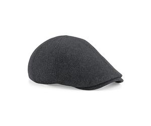 CB623 Beechfield Kappe Melton-Wolle Ivy-Kappe Charcoal Marl One Size