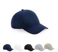 Beechfield Organic Basecap Kappe Cappy aus Bio - Baumwolle mit Metallverschluss White