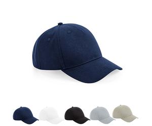 CB62N Beechfield Organische Baumwolle 5 Panele Kappe Stone One Size