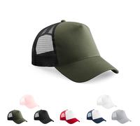 CB640B Beechfield Junior Kinder Truckerkappe mit Snapback-Verschluss Light Grey One Size