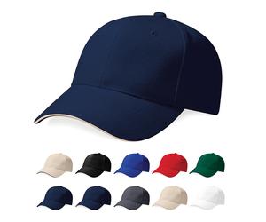 CB65 Beechfield Kappe Pro-Style Schwerer gebürsteter Baumwolle French Navy One Size