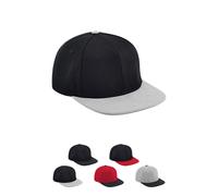 CB661 Beechfield Kappe Original Flache Spitze 6-Panel Black One Size