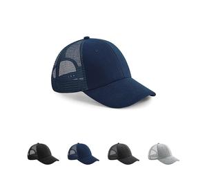 CB678 Beechfield Kappe Jersey Fernfahrerkappe Abreißetikett