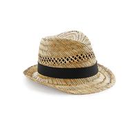 Straw Summer Trilby / Damen Sommer Strohhut - Beechfield - B730