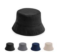 CB90N Beechfield organische Baumwolle Anglerhut Black S/M