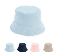 CB90NB Beechfield Junior Kinder organische Baumwolle Anglerhut Sand M/L