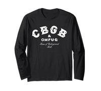 CBGB Classic Logo On Black Langarmshirt