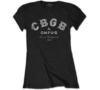 Cbgb - T-Shirt # Xl Black Femmina # Classic Logo