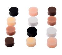 CBLdf Ohr tunnel plug 6 Pairs Silicone Flexible Big Ear Plugs And Tunnels（3-50mm）- Solid Horn Waist Drum For Women Men Body Piercing Jewelry (Size : 32mm)