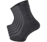 CC Clark Crown 6 Paar Baumwoll-Socken Edel und Modern ohne drückende Naht - Anthrazit - Gr. 39-42