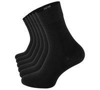 CC Clark Crown 6 Paar Baumwoll-Socken Edel und Modern ohne drückende Naht - Schwarz - Gr. 43-46