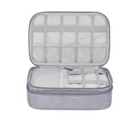 CCHKFEI Kabeltasche Kabel Organizer Reise Elektronische Reisekabel Aufbewahrungstasche Doppelschicht Multifunktional Wasserdicht Kabeltasche für Ladekabel Ladegerät Festplatten Powerbank