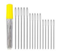 CCLKHY 15 Stücke Nähen Nadeln Set, Nähnadeln, Groß Auge Stumpfe Nadel, Hand Nähnadel, Stopfnadel für Hand Nähen Handwerk