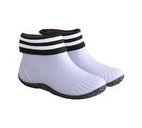 CCOOfhhc Barfuß Gummistiefel Damen Wasserfeste Regenschuhe Flach Rutschfest Gummistiefel Gartenschuhe Leicht Regenstiefel Stiefeletten Arbeitsschuhe Bequem Angelstiefel Kurz Damenschuhe