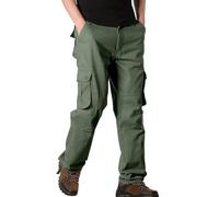 CCOOfhhc Herren Cordhose Cargohose Cargo Hose Jogginghose Für Männer Baggy Chino Hose Sweatpants Mit Taschen Arbeitshose Elastische Sporthose Jogger Treckking Outdoorhose