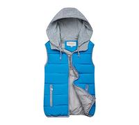 CCOOfhhc Herren Weste Mit Kapuze Elegant Regulär Fit Westen Ärmellose Sportlich Übergangsweste Schwarz Outdoor Steppweste Kapuzedaunenmantel Winter Bodywarmer Herrenweste