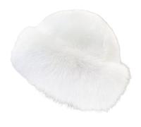 CCOOfhhc Mütze Damen Angebote Fellmütze Pelzmütze Damen Weihnachtsmütze plüschmütze Warm Weich Damenmütze Kunstfell Weich Faux Fuchs Pelz Warm Russische Kunstpelzmütze für Reisen, Skifahren, Wandern