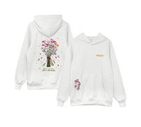 CCOOfhhc Pullover Damen Hoodie Loose Pullover Sweatshirts Luftig Rundhals Oversized Outwear Kapuzenpullover Drucken Bequem Tops Mode Vintage Oberteil Frau Hoody Winter
