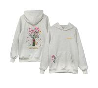 CCOOfhhc Pullover Damen Hoodie Loose Pullover Sweatshirts Luftig Rundhals Oversized Outwear Kapuzenpullover Drucken Bequem Tops Mode Vintage Oberteil Frau Hoody Winter