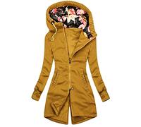 CCOOfhhc Sweatjacke Damen Lang Longjacke Full Zipper Jacke Hoodie Oversized Parka Kapuzenjacke Mantel Long Lange Hoodies Sportbekleidung Jacken Herbst Übergangsjacke Grosse Groessen