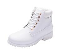 CCOOfhhc Warm Gefüttert Winterschuhe Damen Gefüttert Schneestiefel rutschfeste Wärme Worker Boots Wasserdicht Damenstiefel Damen Winterboots Winter Plüsch Wanderschuhe Trekking