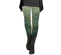 CCOOfhhc Winter Leggings Damen Warm Winter Muster Elastische Bunt Leggings Sportleggins Sport Fell Lang Thermoleggins Freizeithose Sweatpants Laufen Warme Hose Leggins