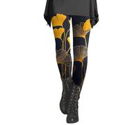 CCOOfhhc Winter Leggings Damen Warm Winter Muster Elastische Bunt Leggings Sportleggins Sport Fell Lang Thermoleggins Freizeithose Sweatpants Laufen Warme Hose Leggins