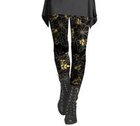 CCOOfhhc Winter Leggings Damen Warm Winter Muster Elastische Bunt Leggings Sportleggins Sport Fell Lang Thermoleggins Freizeithose Sweatpants Laufen Warme Hose Leggins