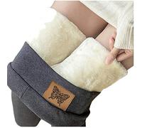 CCOOfhhc Winter Thermohose Damen Warme Bunt Winter Thermo Thermoleggings Strumpfhose Stretch Laufen Dicke Thermounterwäsche Thermoleggins Wander Sweatpants Lang Sporthose Hose