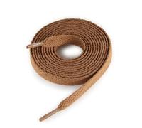 CCSOFTIME Schnürsenkel Braun Flach 8mm Breite Hellbraun Schuhbänder für Sneakers Sportschuhe Turnschuhe Converse Air Force 1,Reißfest Ersatz Brown Shoelaces für Damen Herren,110cm