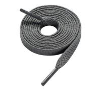 CCSOFTIME Schnürsenkel Grau Flach Ersatz Sneaker Kurz Schuhbänder für Sportschuhe Turnschuhe Converse Air Force,8mm Breite Grey Shoelaces,Dunkelgrau,75cm