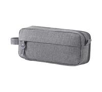 ccuzs Pencil Case, Pen Storage Pouch, Large Capacity Design, Pencil Organizer, Kids Stationery Holder with Stylish and Sturdy Material for Boys and Girls, 8.27x3.54x2.36 Inches, grau, riferimento