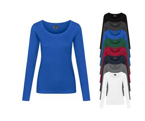 CD4095 EXCD by Promodoro Damen T-Shirt Langarm Cobalt Blue S