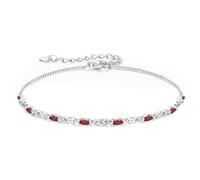 CDE Infinity Armband Silber 925 Damen mit Zirkonia Geburtsstein Armbänder Verstellbares Armkette Damen Schmuck Muttertag Valentinstag Geburtstag Weihnachten Geschenke für Frauen Freundin Mama