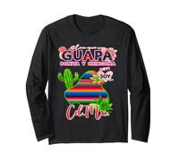 CDMX México Latina Chingona Women Patriotic Mexican Girl Langarmshirt
