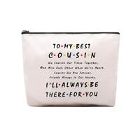 CEASQVAA Geschenke f r Cousine, lustige Make-up-Tasche f r Cousine, Geschenke f r Frauen, Freunde, Reise-Make-up-Tasche
