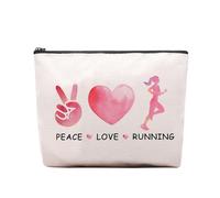 CEASQVAA Kosmetiktasche fur Damen, Laufgeschenke, Reisetasche, wasserdicht, Weihnachts- und Geburtstagsgeschenke fur Laufer, Fitnessstudio, Sport