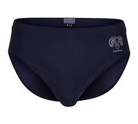 Ceceba Badeslip Badeboxer Badehose Swimwear Schwimmen Baden Marine Uni bequem M-6XL, Grösse:4XL - 10-60, Farbe:Marine