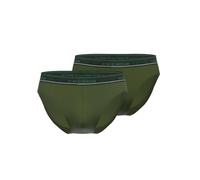 Ceceba Herren Slips Bamboo Series | 2 Stück (DE/NL/SE/PL, Alphanumerisch, XL, Regular, Regular, dunkelgrün)