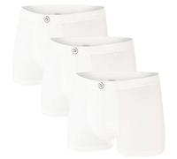 Bugatti Herren Boxershorts, Pants, Box, 3 Stück, elastisch, weich, formstabil (XXL, weiß)
