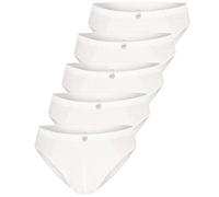 BUGATTI Herren Slip weiß uni 5er Pack 8