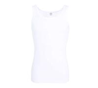 Ceceba Herren Tank-Top, Baumwolle, Feinripp, weiß Uni, 2er Pack 6