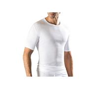 Ceceba Herren T-Shirt, Kurzarm, Baumwolle, Feinripp, weiß, Uni 5